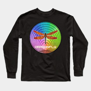 The dragonfly in color Long Sleeve T-Shirt